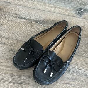 Michael Kors Black Leather Flats